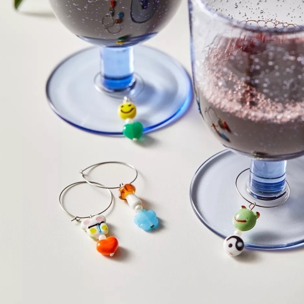 UO Beaded Drink Charm Set, NWT, For Bundle Purchases Only